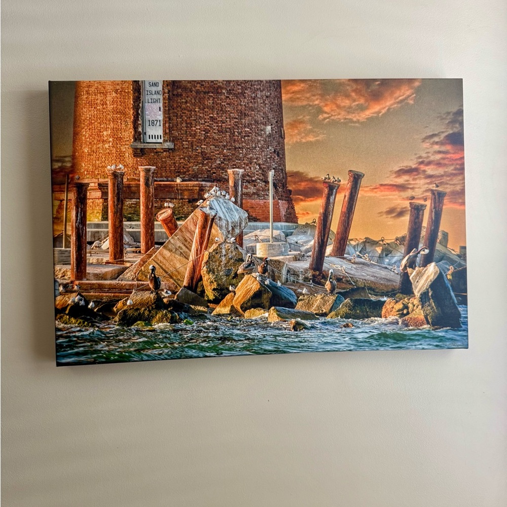 David Bunk Memphis Artist Scenic Coastal Wrap Canvas Art